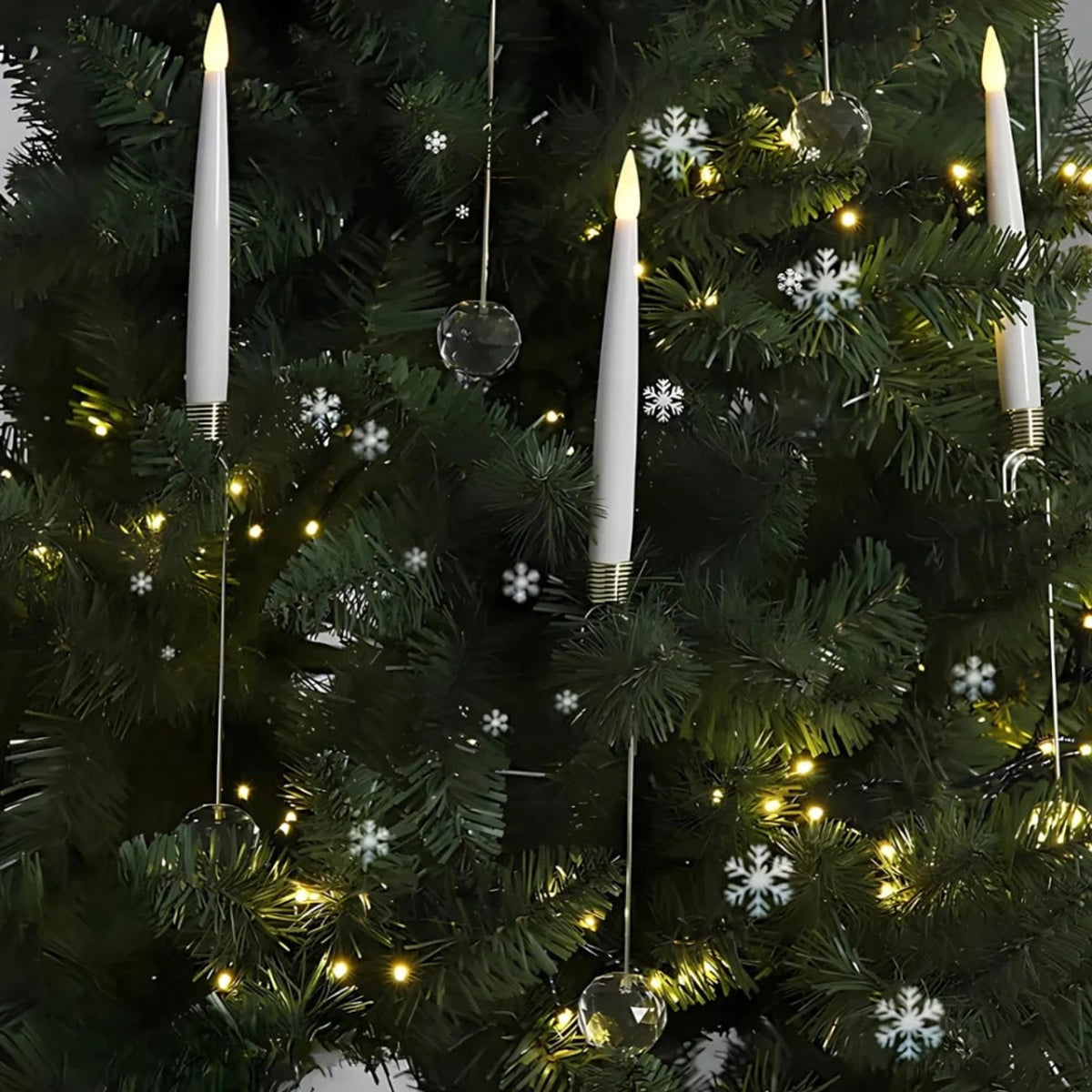 Flameless LED Christmas Tree Candles With Remote Control - Image 3