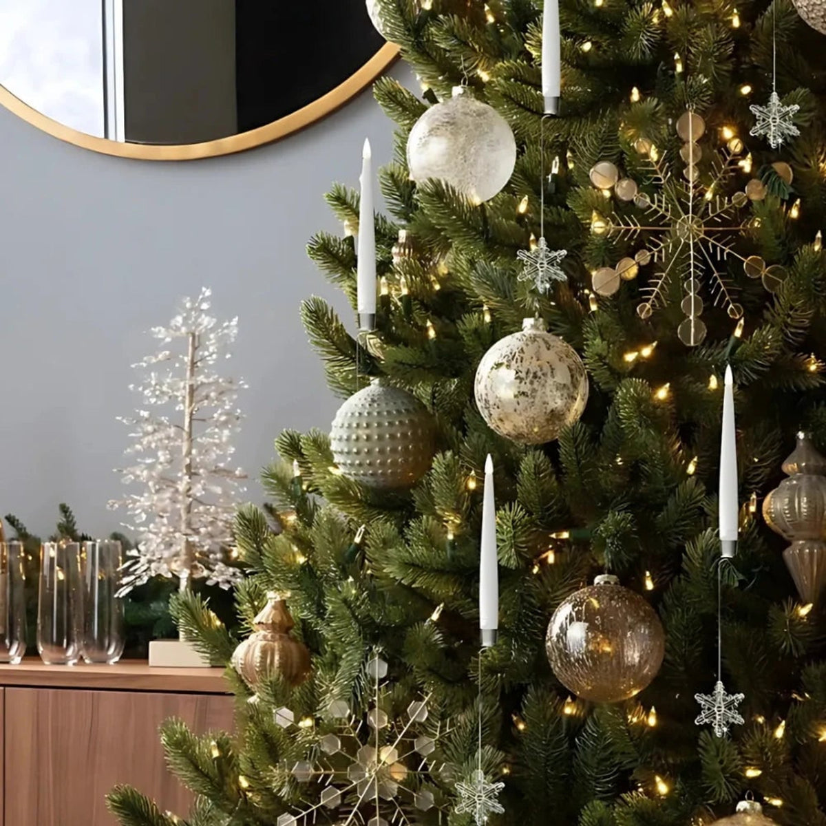 Flameless LED Christmas Tree Candles With Remote Control - Image 5