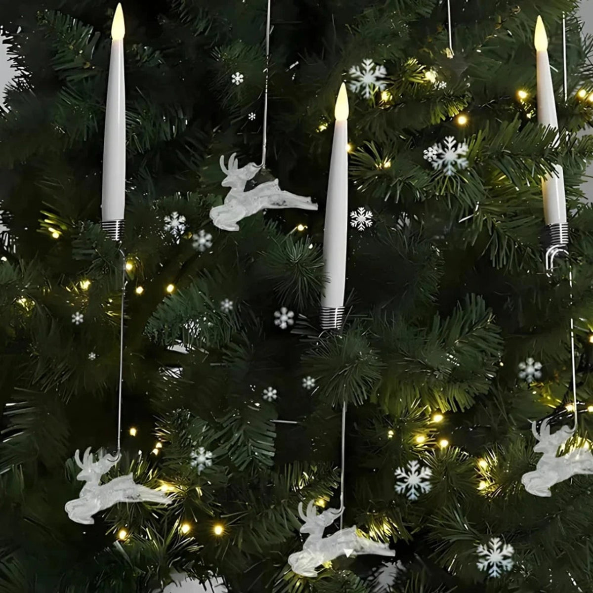 Flameless LED Christmas Tree Candles With Remote Control - Image 7