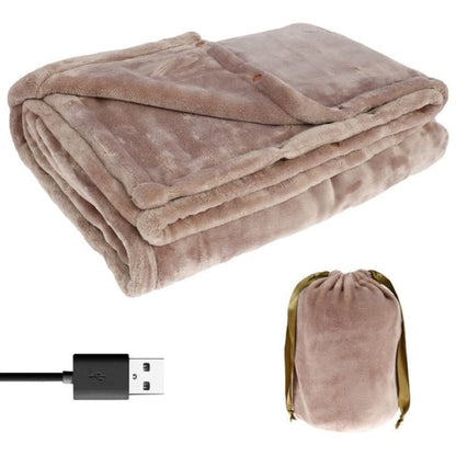 Flannel Heated Blanket With USB Power Bank Operation 63 X 33 Inches - Image 4