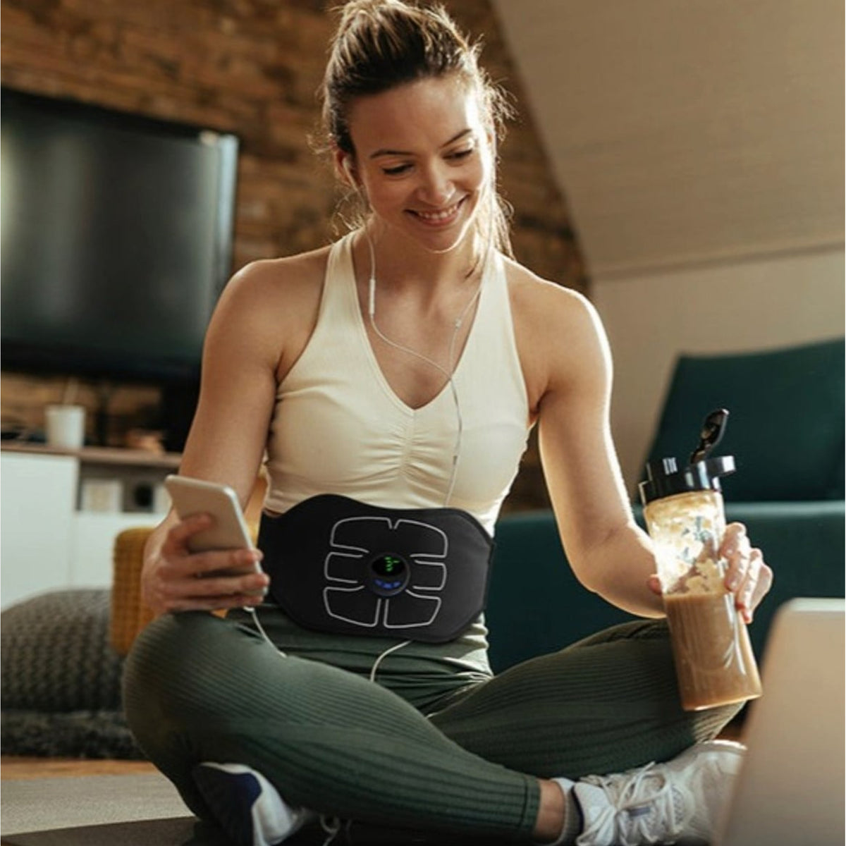 Flextone Sculpt Ems Ab Trainer For Effective Home Abdominal Workouts - Image 6