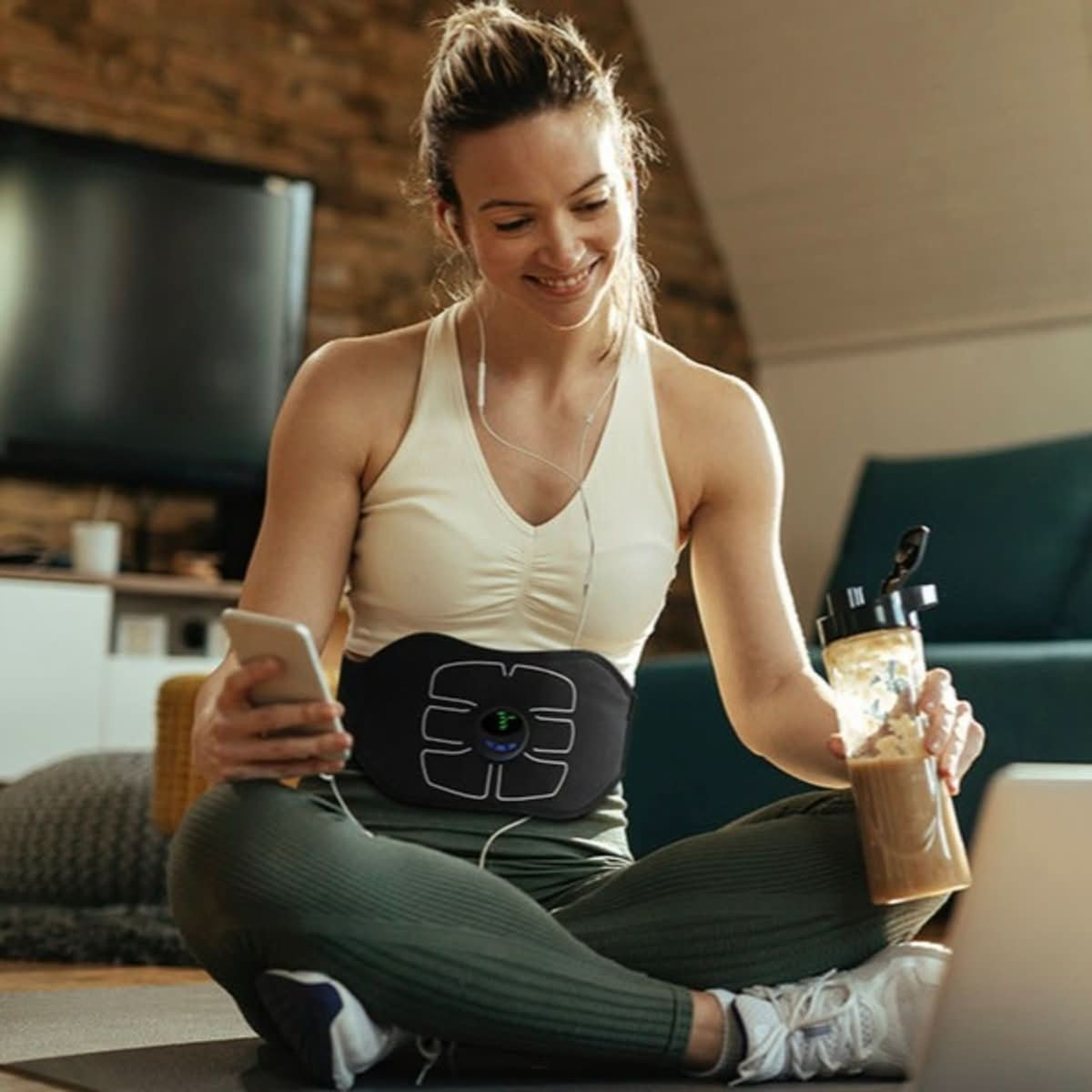 Flextone Sculpt Ems Ab Trainer For Effective Home Abdominal Workouts - Image 2