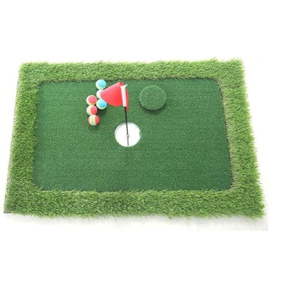 Floating Putting Green Mat With Practice Flag And Balls - Image 7
