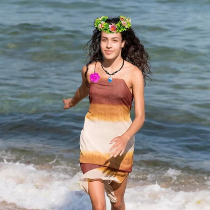 Flower Crown Necklace Set Halloween Costume Accessories And Instant Tropical Transformation - Image 3