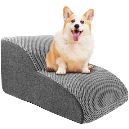 Foam Pineapple Velvet Dog Steps With Non-Slip Base - Image 3