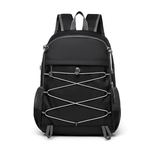 Foldable Backpack with Adjustable Compact Travel and Cord-Crossing Front - Image 2