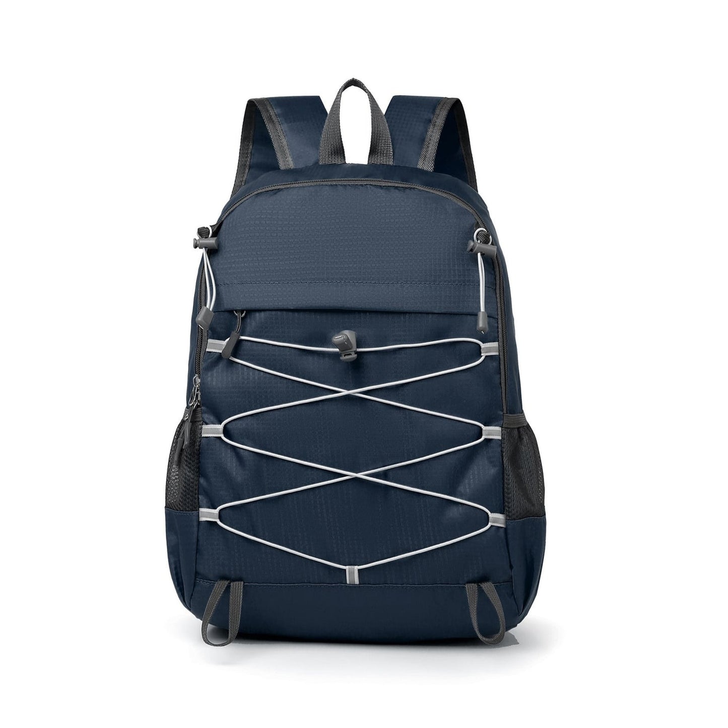Foldable Backpack with Adjustable Compact Travel and Cord-Crossing Front - Image 5