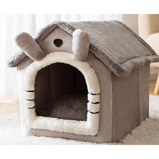 Foldable Cloth Pet House With Cosy Enclosed Design - Image 1