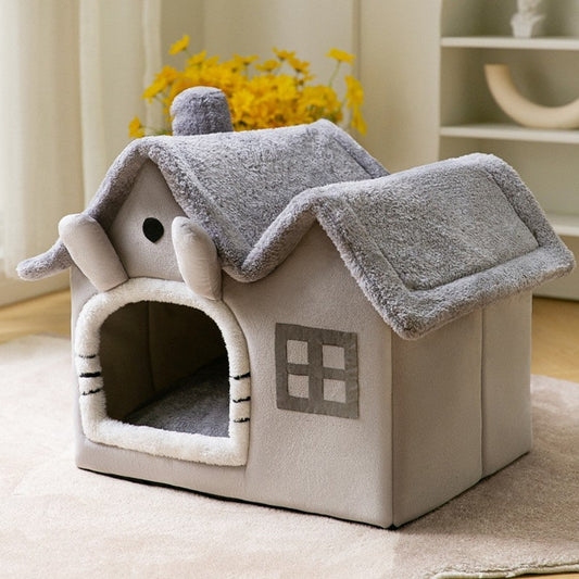 Foldable Cloth Pet House With Cosy Enclosed Design - Image 2