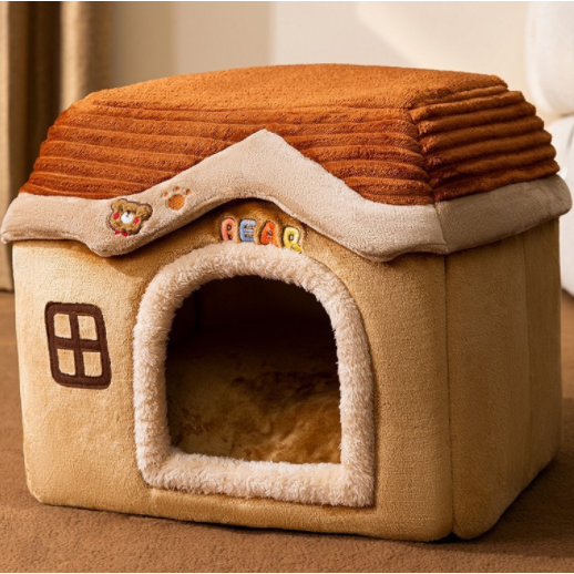 Foldable Cloth Pet House With Cosy Enclosed Design - Image 3