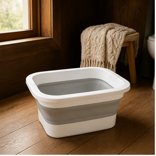 Foldable Foot Spa Tub With Acupressure Nodules For Home Relief - Image 12