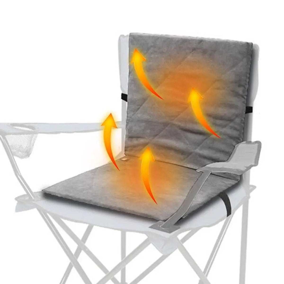 Foldable Heated Seat Cushion With 3-Level Temperature Controller And USB Heater - Image 4