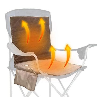 Foldable Heated Seat Cushion With 3-Level Temperature Controller And USB Heater - Image 5