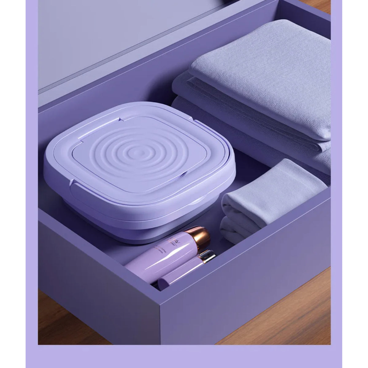 Foldable Portable Washing Machine For Home Travel And Camping - Image 5