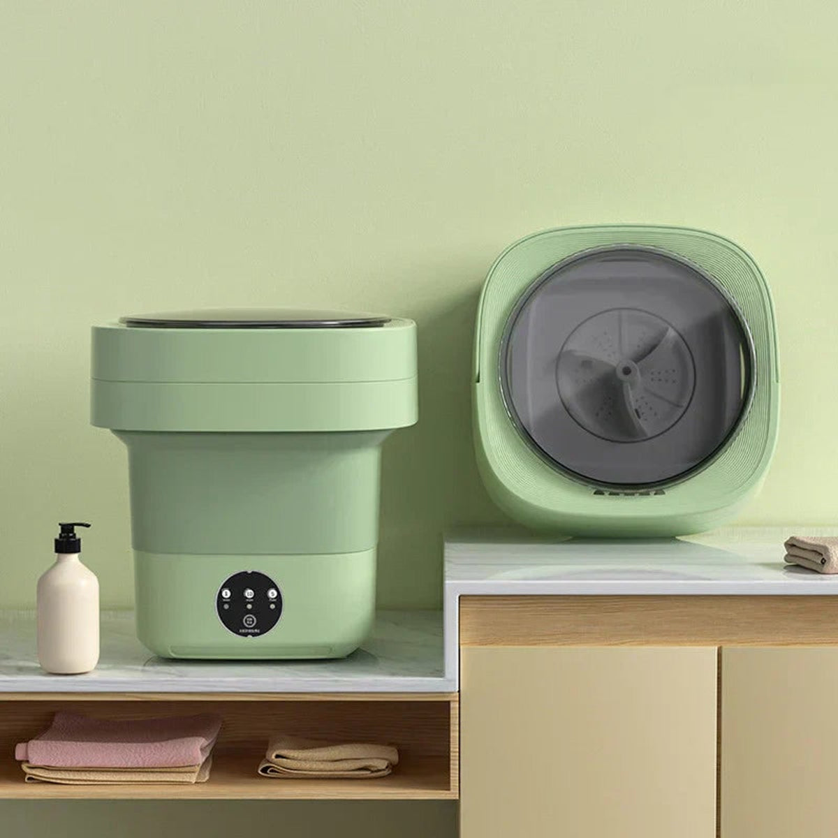 Foldable Portable Washing Machine For Home Travel And Camping - Image 1
