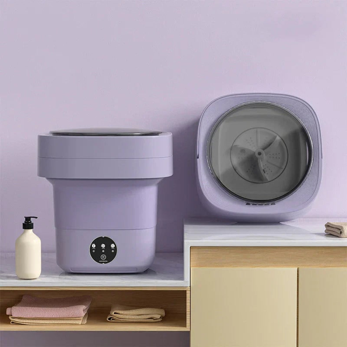 Foldable Portable Washing Machine For Home Travel And Camping - Image 8