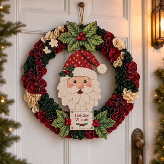 Foldera Christmas Fabric Wreath Kit - Image 1