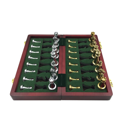 Folding Wooden Chess Set With Large Pieces In Gift Box - Image 6