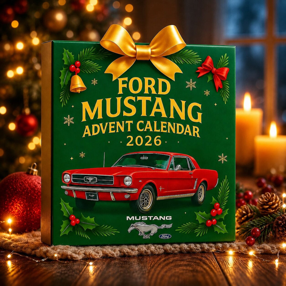 Ford Mustang Advent Calendar 2026 With 24 Miniature Car Models - Image 3