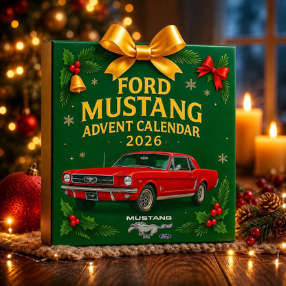 Ford Mustang Advent Calendar 2026 With 24 Miniature Car Models - Image 3