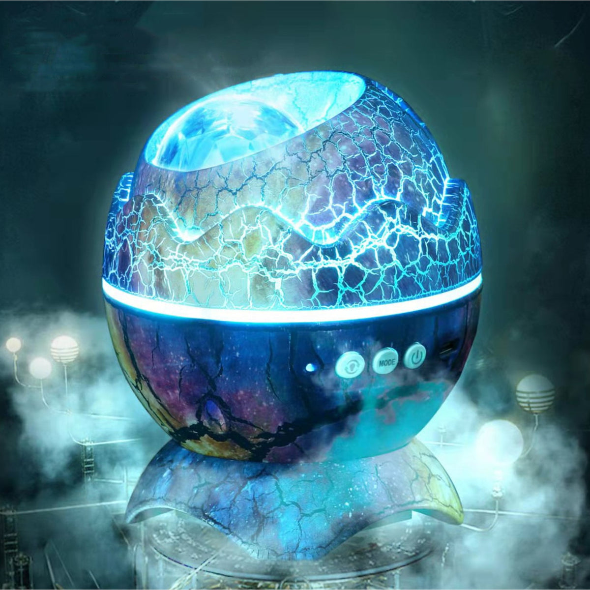 Galaxy Projector With LED Water Pattern Starlight Night Light - Image 8