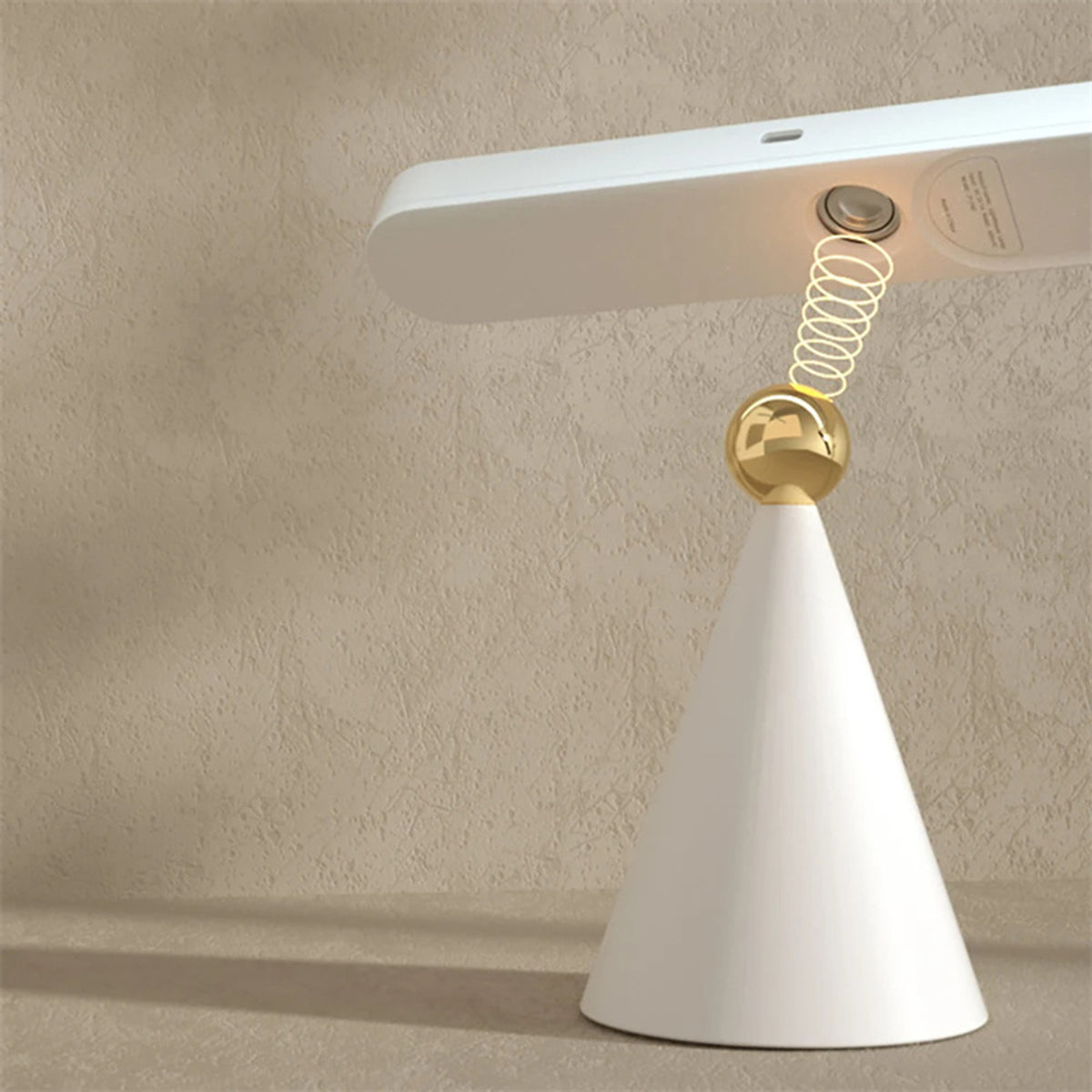 Geometric Desk Lamp With Adjustable Arm And Magnetic Base - Image 3