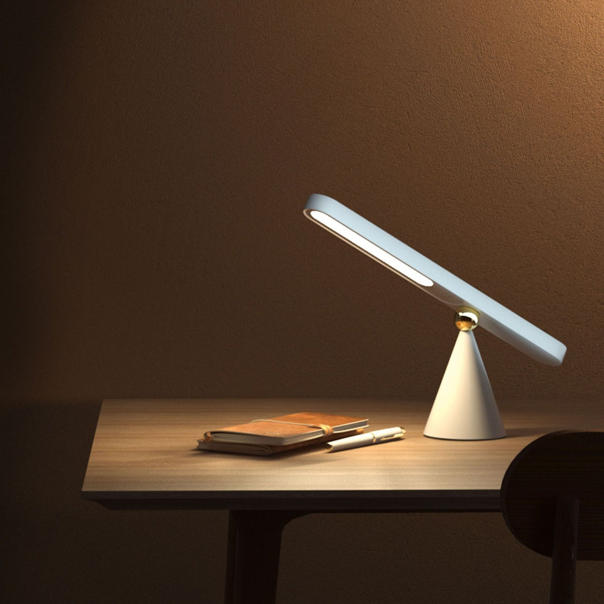 Geometric Desk Lamp With Adjustable Arm And Magnetic Base - Image 5