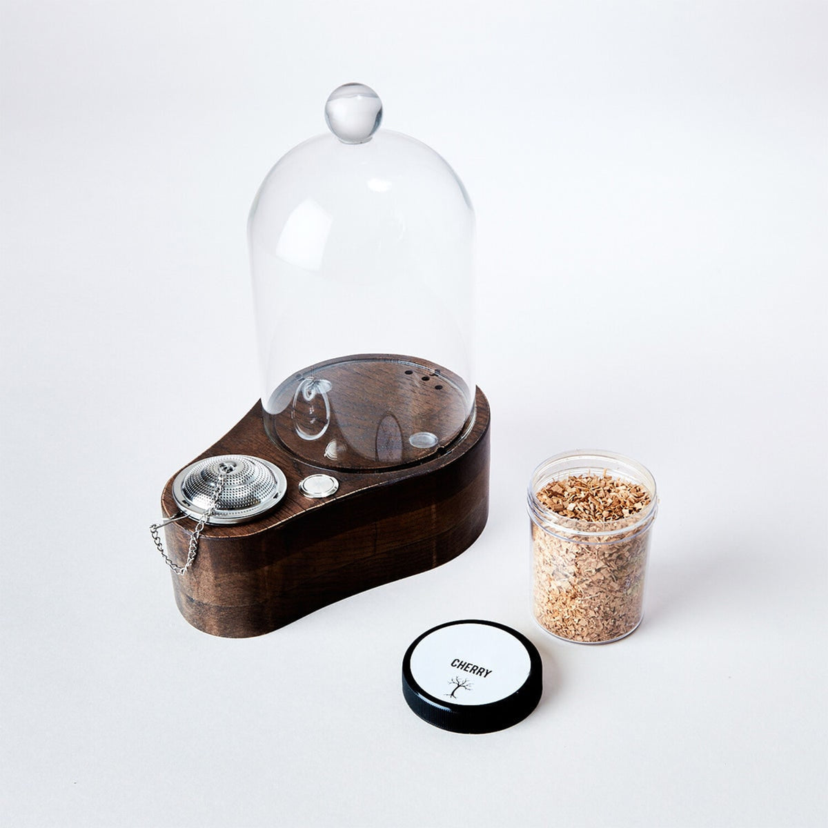 Glass Cocktail Smoker Cloche With LED Lighting And Torch - Image 11