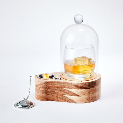 Glass Cocktail Smoker Cloche With LED Lighting And Torch - Image 13