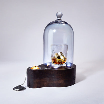 Glass Cocktail Smoker Cloche With LED Lighting And Torch - Image 19