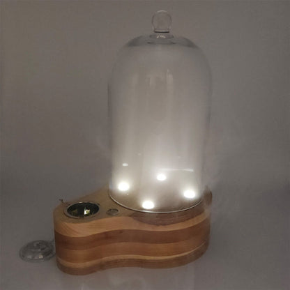 Glass Cocktail Smoker Cloche With LED Lighting And Torch - Image 20