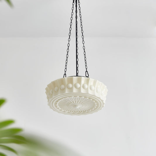Glass Dome Pendant Light With Adjustable Height - Image 3