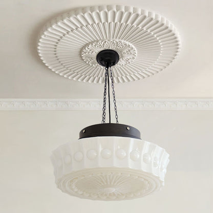 Glass Dome Pendant Light With Adjustable Height - Image 8