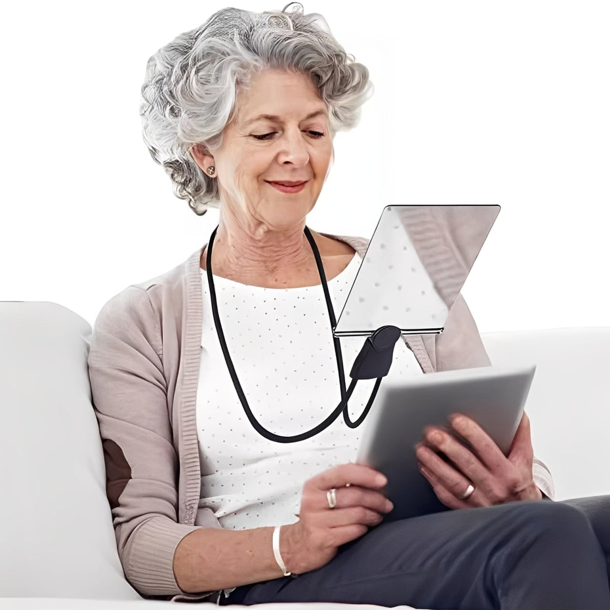 Glass Magnifiers For Reading With Hands-Free 3X Magnification And Magnetic Lens Cover - Image 1
