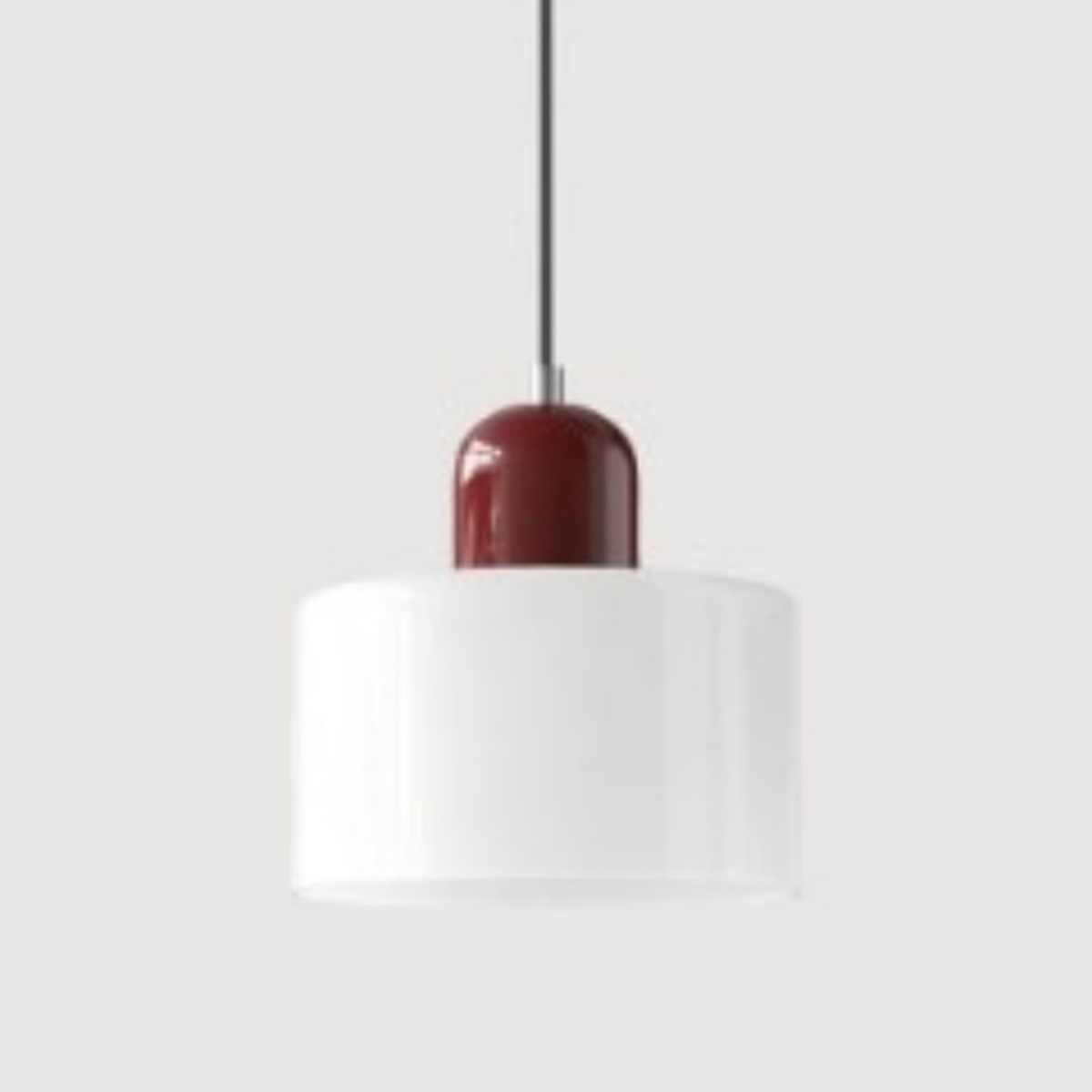Glass Pendant Droplight With Cylindrical Shade - Image 37