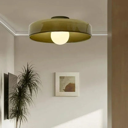 Glass Shade Ceiling Lamp With Nordic Modern Design - Image 1