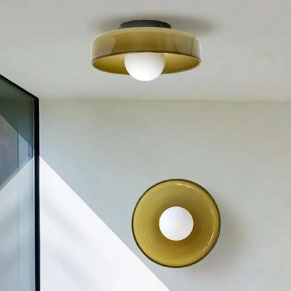 Glass Shade Ceiling Lamp With Nordic Modern Design - Image 4