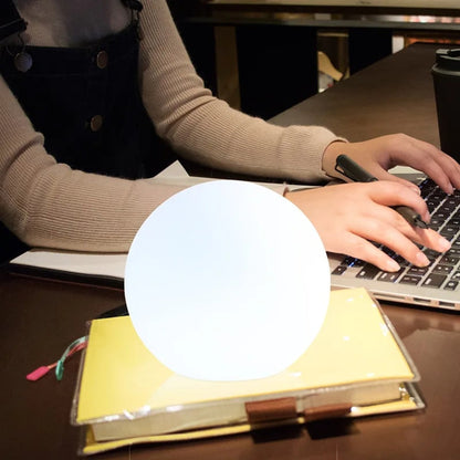 Glass Table Lamp With Matte Finish And USB Charging - Image 6