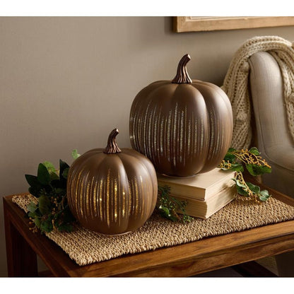 Glow-In-The-Dark Projection Pumpkin With Galaxy Starry Night Effect - Image 5