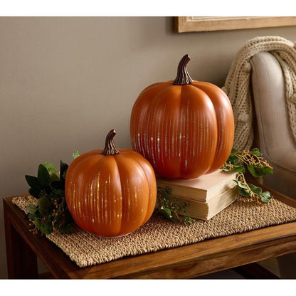 Glow-In-The-Dark Projection Pumpkin With Galaxy Starry Night Effect - Image 2