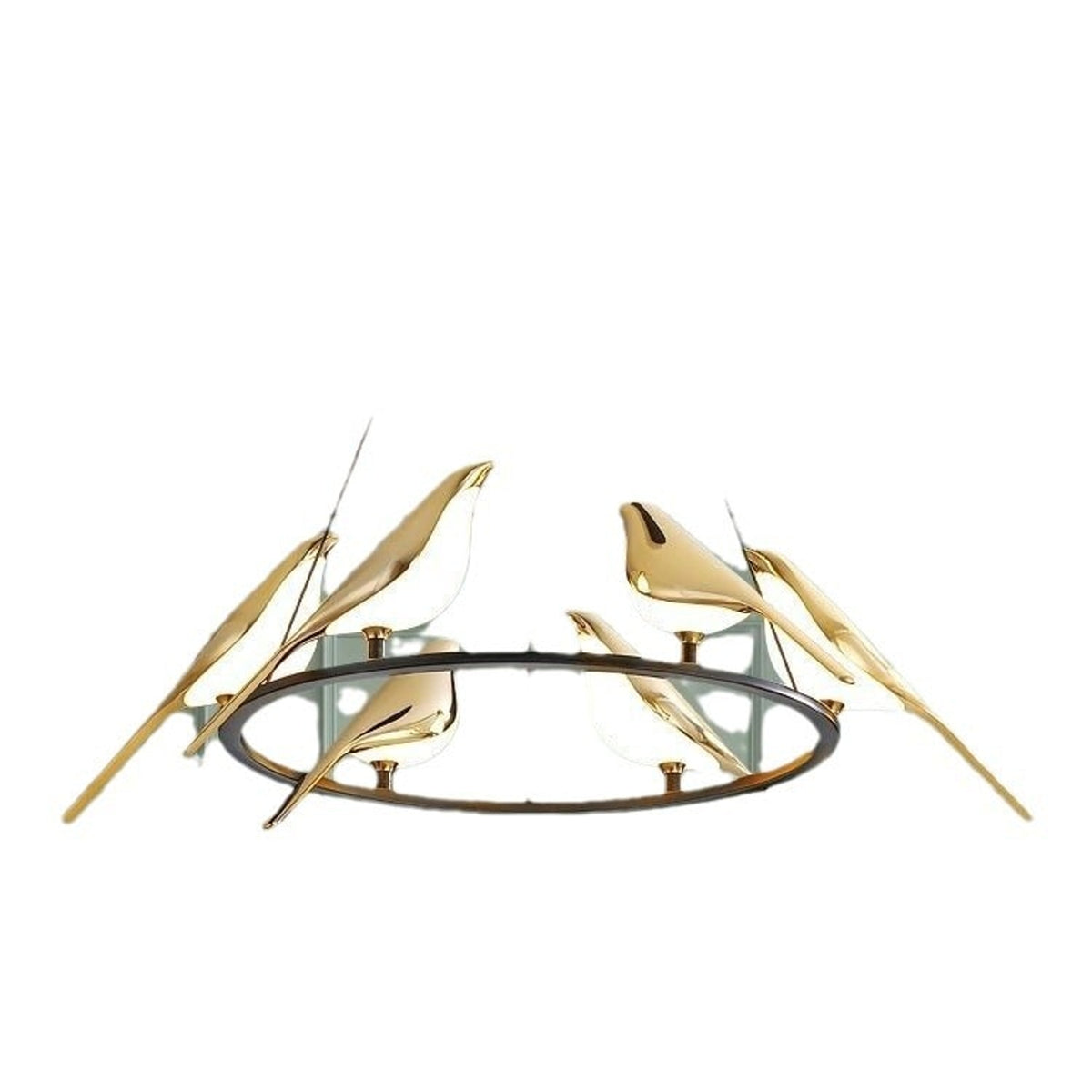 Golden LED Bird Wall Lamp - Image 1