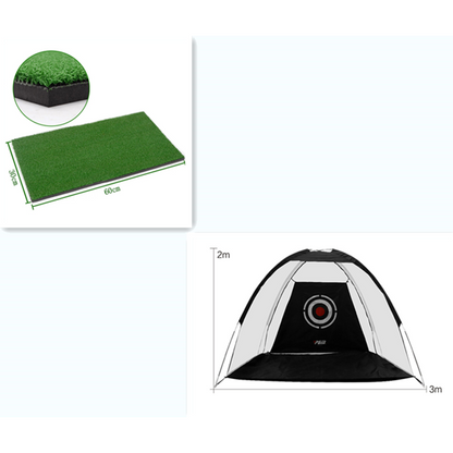 Golf Practice Net Tent With Target Sheet And Carry - Image 19