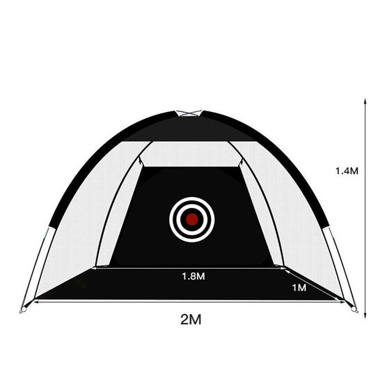 Golf Practice Net Tent With Target Sheet And Carry - Image 4