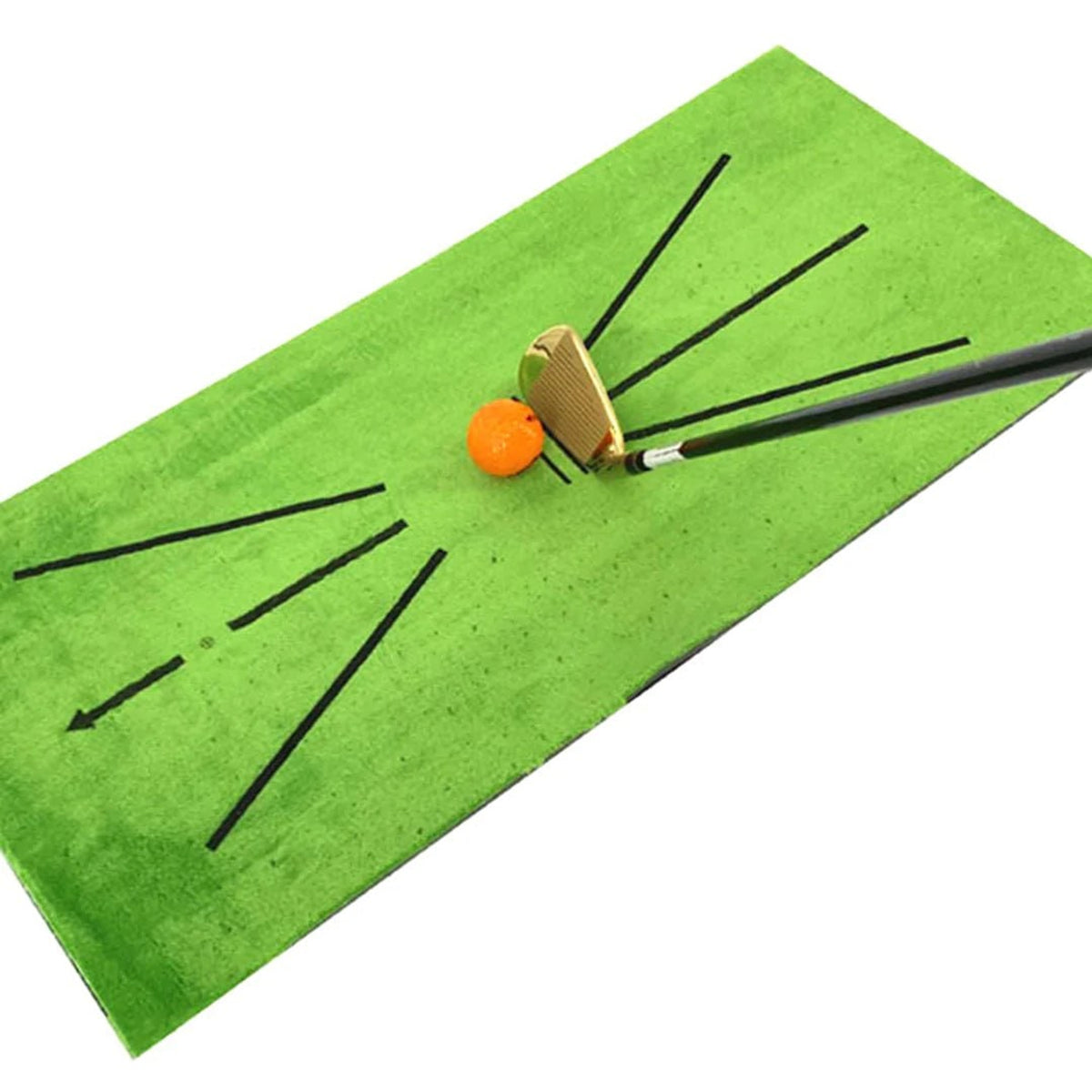 Golf Training Mat With Swing Detection Divot For Indoor And Outdoor Practice - Image 1