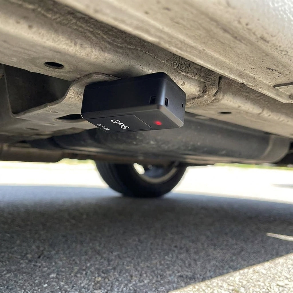 GPS Tracker for Car Real Time GPS Tracking Magnetic Device Black - Image 1