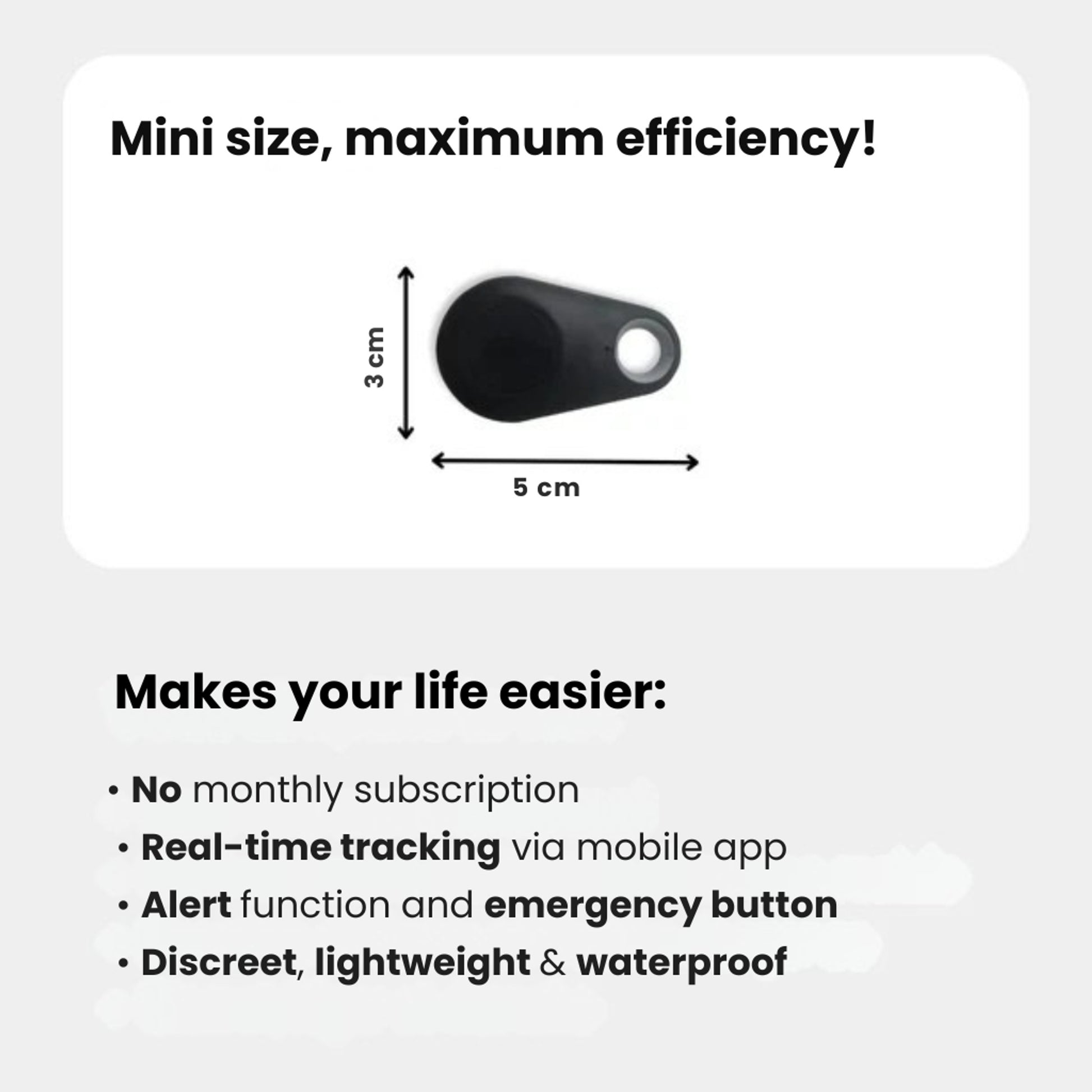 GPS Tracker With Real-Time Location Tracking Android Bluetooth Connectivity And Water-Resistant Keyring Tag - Image 14