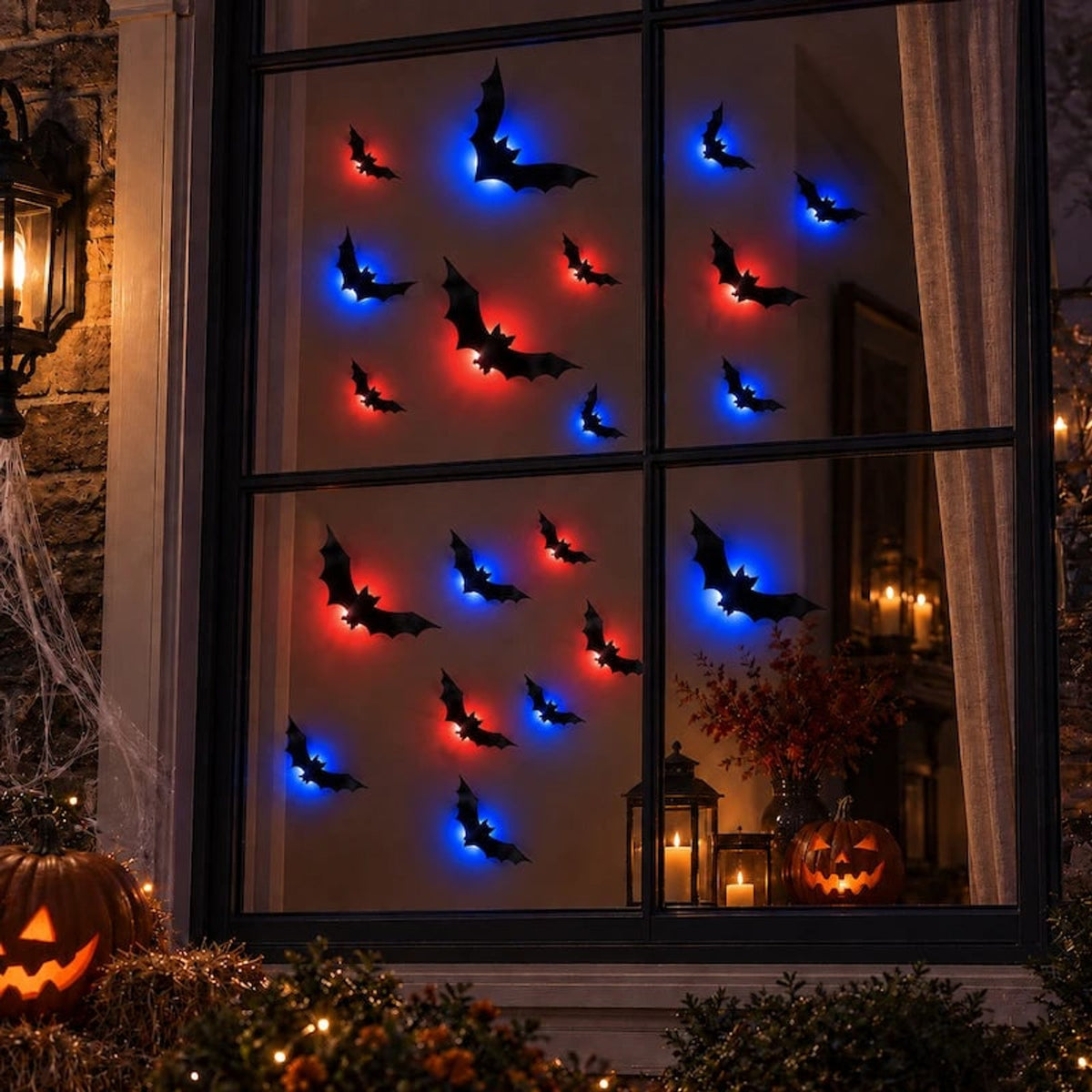 Halloween 3D Bat Swarm With Foldable Wings For Dramatic Wall Displays - Image 4