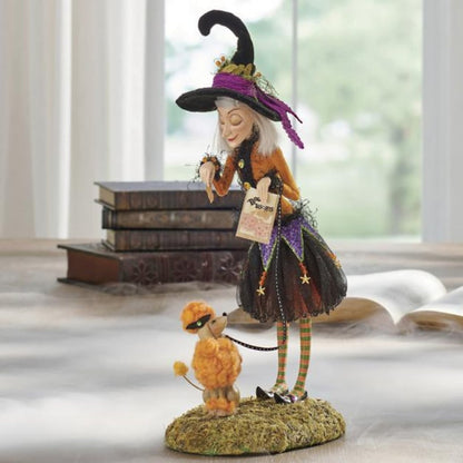 Halloween Figurine Witch Resin Decor With Lightweight Design - Image 11