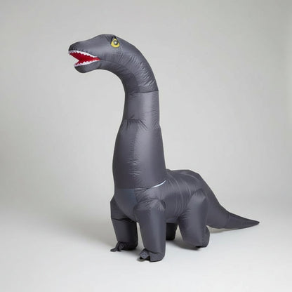 Halloween Inflatable Costume Long Neck And Tail Dinosaur Party Cosplay Suit With Instant Dino Transformation - Image 2
