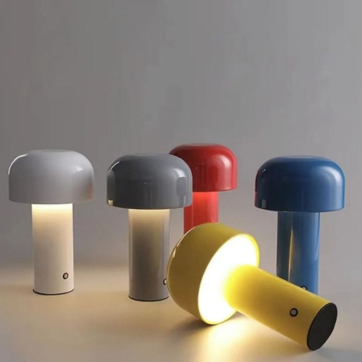 HaloGleam Table Rechargeable Mushroom Lamp - Image 17